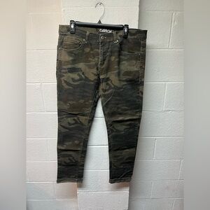Carbon Men's Slim Camouflage Jeans